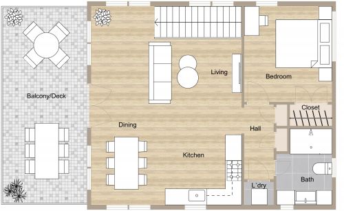 Apartment Over Garage Plan