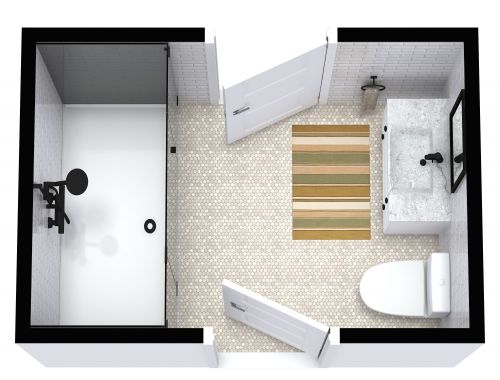 Jack and Jill Bathroom Plan