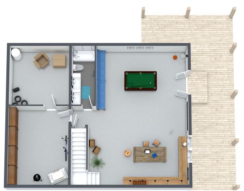 Basement Woodshop Layout