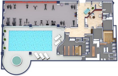 Fitness Center With Pool