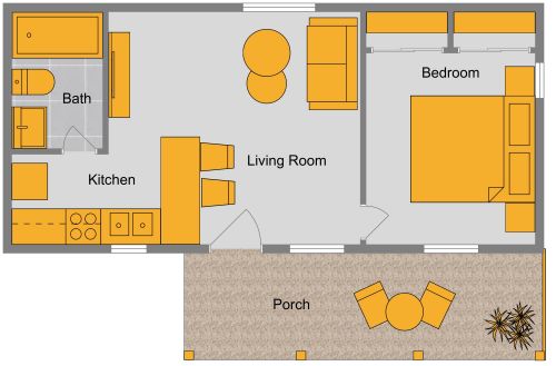 Tiny House Floor Plan Design