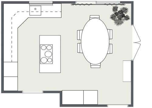 Kitchen Floor Plan Design