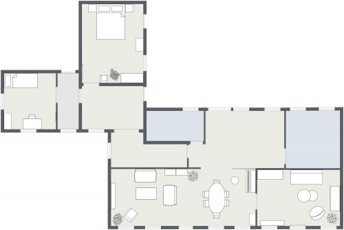 2/3 Bedroom Home Floor Plan