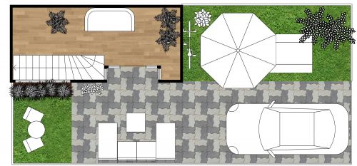 Front Yard Landscaping Layout