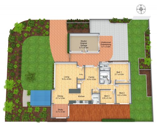 Large Site Plan Example