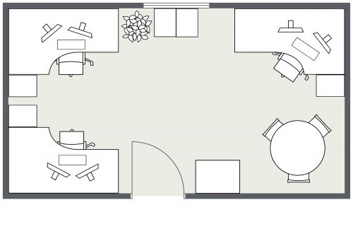 Office Floor Plan 20x11