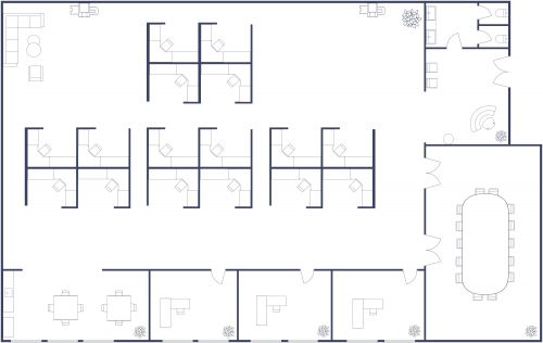 Cubicle Layout Plan