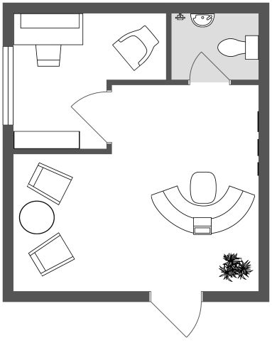 Office Floor Plan 15x17