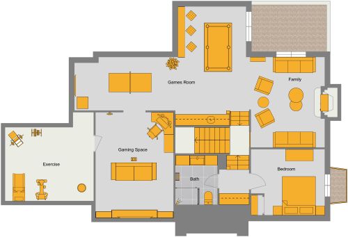 Basement Floor Plan Idea