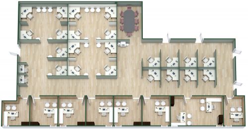 Cubicle Floor Plan