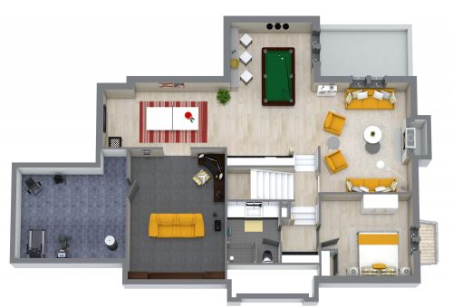 Basement Floor Plan Idea