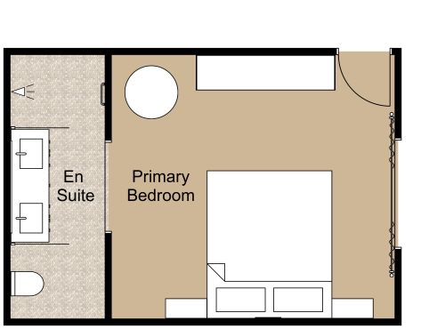 Primary Bedroom Floor Plan With En Suite