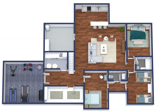 Finished Basement Layout