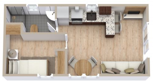 Floor Plan for Tiny House