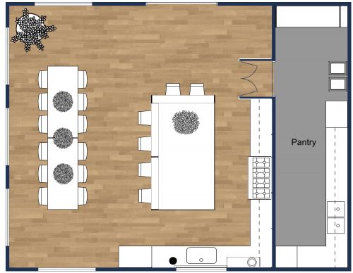 Kitchen Island Layout