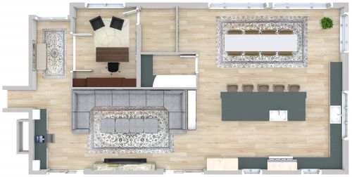 L-Shaped Kitchen Layout