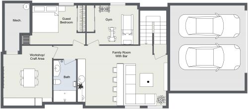 Basement Layout Idea