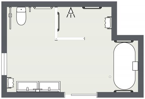 Senior Bathroom Floor Plan