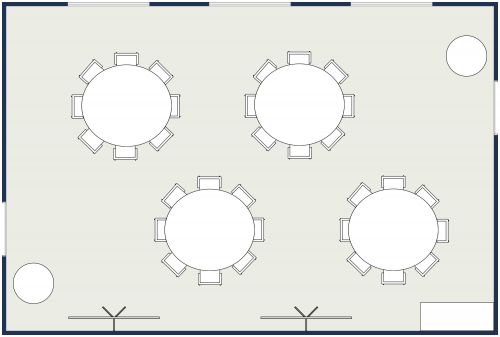 Conference Room Floor Plan Banquet Style