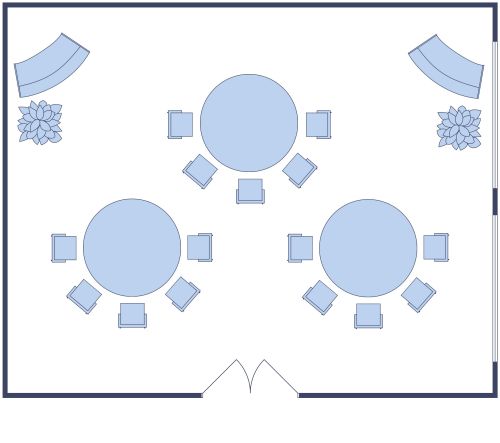 Conference Room Floor Plan Cabaret Style