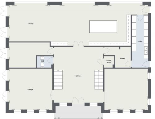 Grand 3 Story 8 Bedroom House Plan 