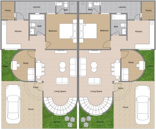 Duplex Floor Plan