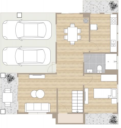 Lovely 5 Bedroom Floor Plan With Balcony