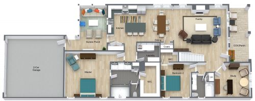 3 Bedroom 3 Bathroom House Plan