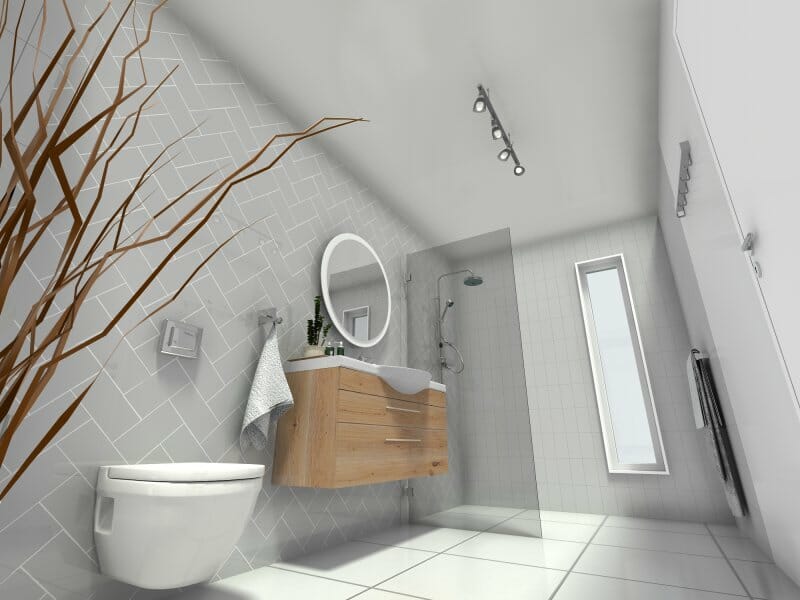 Scandinavian Bathroom Neutral Color Scheme