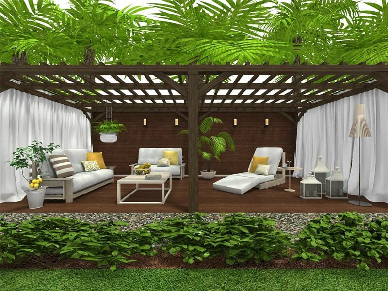 9. Add a Pergola