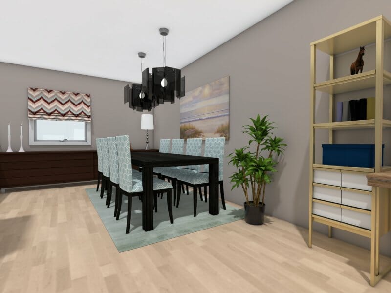 Dining rooms in a house