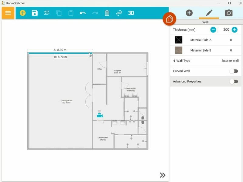 Draw hvac floor plan with RoomSketcher