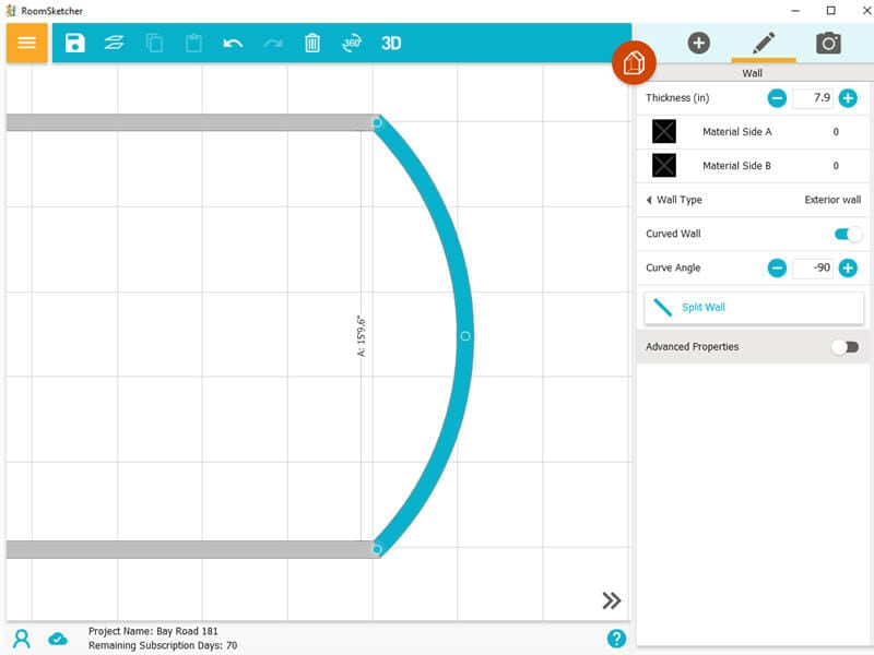 Easily Create Curved Walls With RoomSketcher