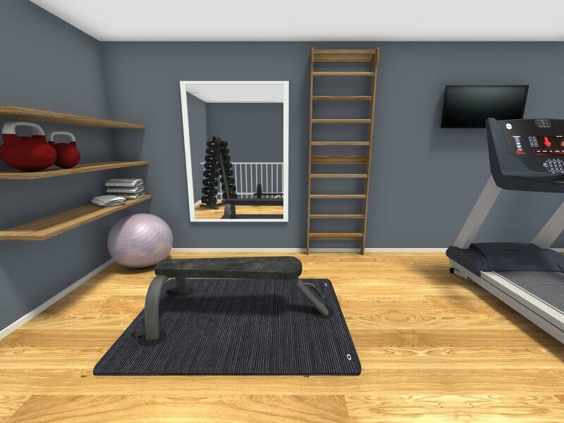 Home gym and workout room