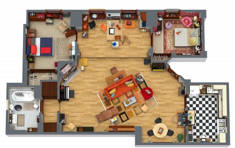 HIMYM 3D Floor Plan