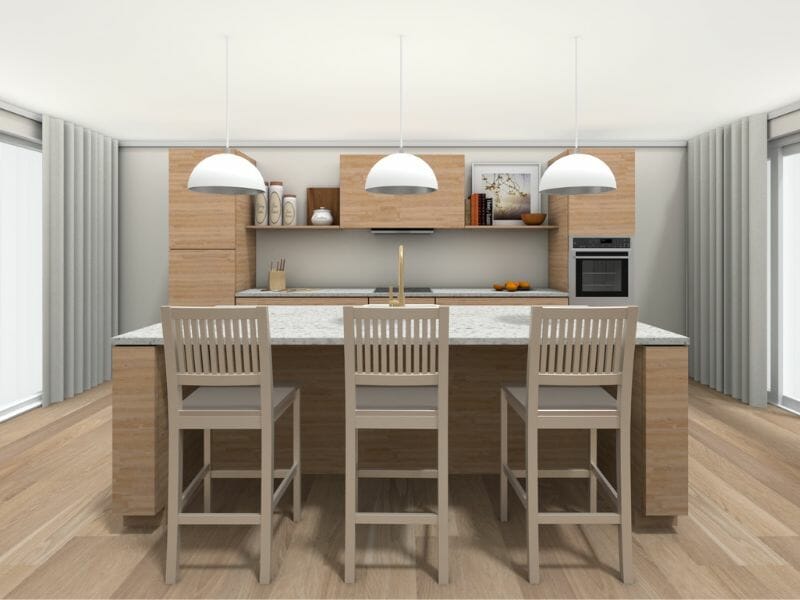 Kitchen island layout ideas