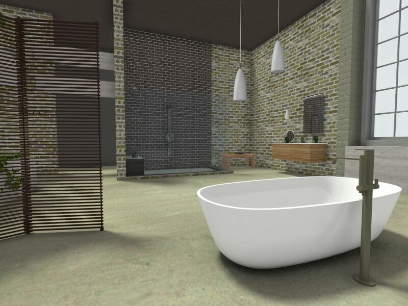 Industrial bathroom style trends