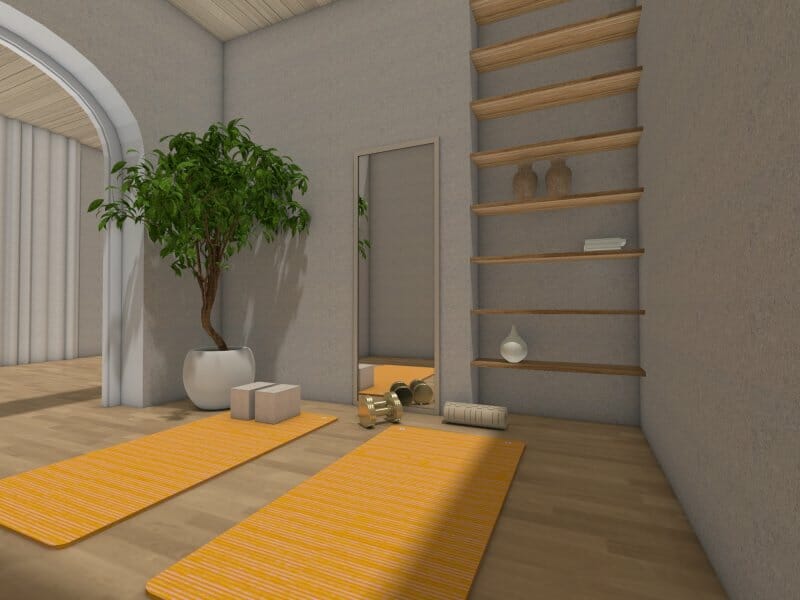 Rooms in a house - meditation room