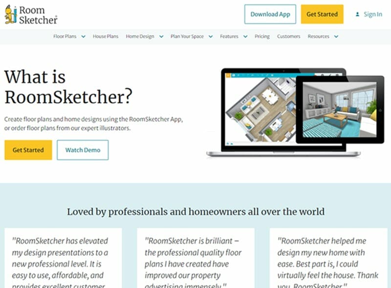 New websites RoomSketcher