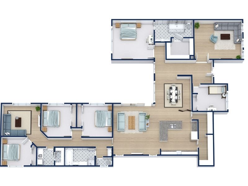 Open layout home