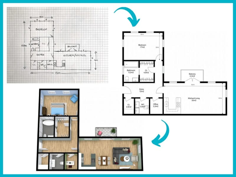 Order Floor Plans With RoomSketcher