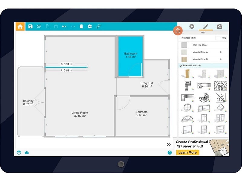 RoomSketcher Android Tablet App