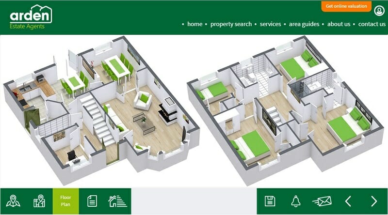 RoomSketcher Branded Floor Plans for Real Estate Marketing