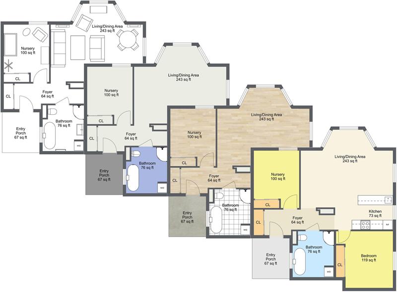 RoomSketcher Custom 2D Floor Plan Branding