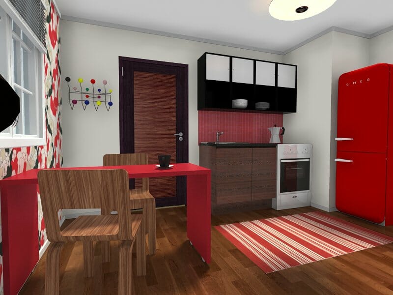 RoomSketcher Small Kitchen Design Ideas