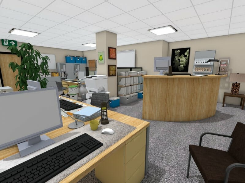 The office tv show 3D visualization