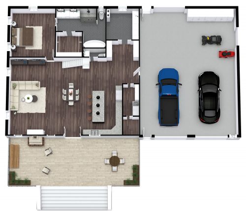 Barndominium House Plan Model 4264 Kayla